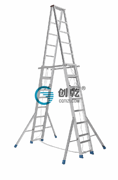 【中山】客户购买8米人字伸缩梯，高空专用